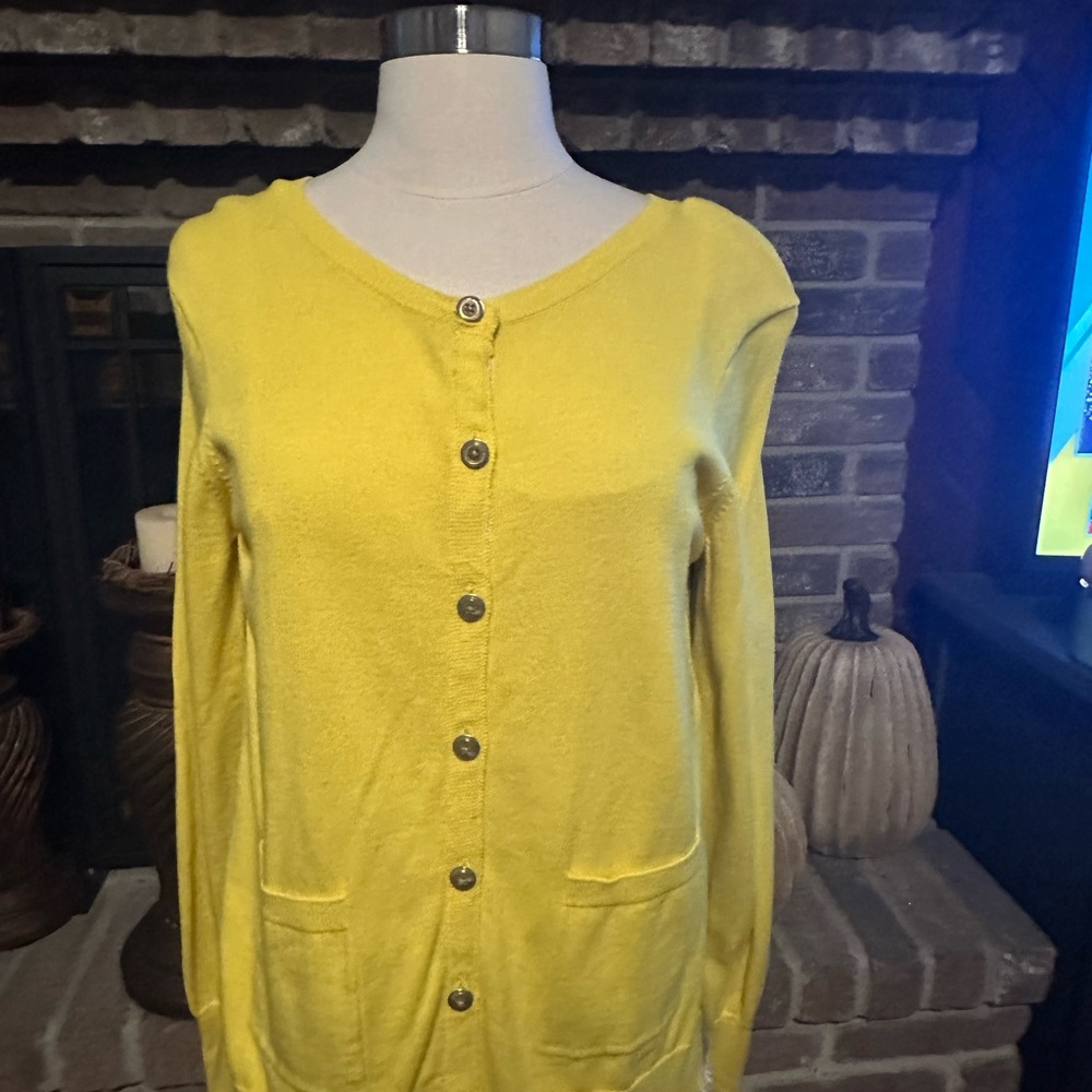 CAbi button front cardigan